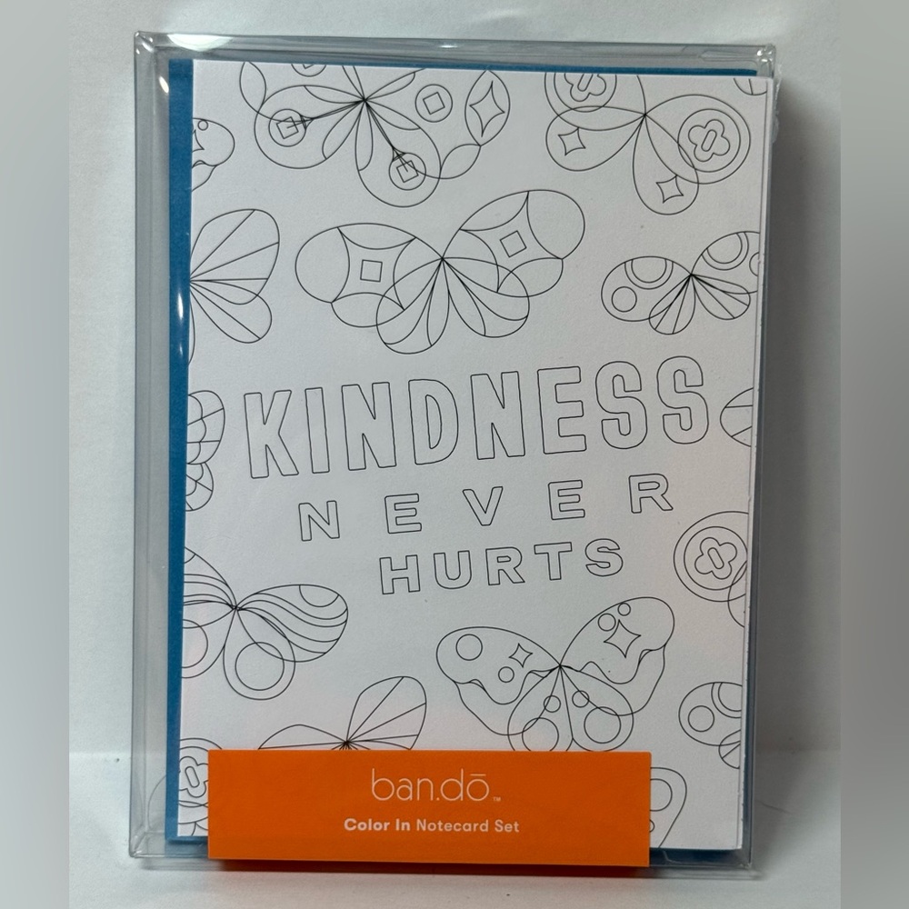 ban.do Kindness Never Hurts Color In Notecard Set – New